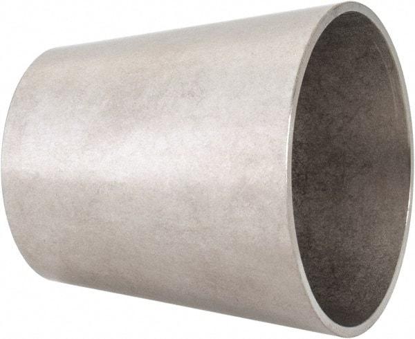 VNE - 2 x 1-1/2", Unpolished Style, Sanitary Stainless Steel Pipe Concentric Reducer - Butt Weld x Butt Weld Connection, Grade 316L - Industrial Tool & Supply