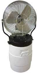 TPI - 18" Fan, 5,750 CFM, 1/8 hp Misting Cooler - 1 Speed, 1 Phase, 120 Volts, 2.2 Amps - Industrial Tool & Supply