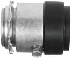 Cooper Crouse-Hinds - 1" Trade, Malleable Iron Set Screw Straight Rigid/Intermediate (IMC) Conduit Connector - Noninsulated - Industrial Tool & Supply
