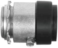 Cooper Crouse-Hinds - 1/2" Trade, Malleable Iron Set Screw Straight Rigid/Intermediate (IMC) Conduit Connector - Noninsulated - Industrial Tool & Supply