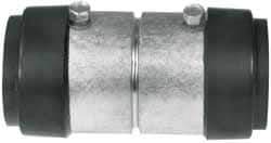 Cooper Crouse-Hinds - 1/2" Trade, Malleable Iron Set Screw Rigid/Intermediate (IMC) Conduit Coupling - Noninsulated - Industrial Tool & Supply