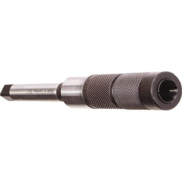 Emuge - M2 to M4mm Tap, 5.1181 Inch Overall Length, 0.2402 Inch Max Diameter, Tap Extension - 3mm Tap Shank Diameter, 21mm Tap Depth - Industrial Tool & Supply