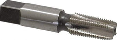 Interstate - 1/8-27 NPTF Thread, 4 Flute Standard Pipe Tap - 2-1/8" OAL, 3/4" Thread Length, 7/16" Shank Diam, Bright Finish, High Speed Steel - Exact Industrial Supply