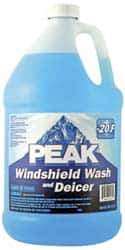 Peak - Water-Based Solution Windshield Washer Fluid - 1 Gal Bottle - Industrial Tool & Supply