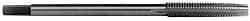 Hertel - 7/16-20 UNF, 4 Flutes, Chrome Finish, High Speed Steel, Nut Tap - 6-1/2" Overall Length, 1-3/4" Thread Length - Exact Industrial Supply