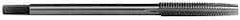 Hertel - 7/16-20 UNF, 4 Flutes, Chrome Finish, High Speed Steel, Nut Tap - 6-1/2" Overall Length, 1-3/4" Thread Length - Exact Industrial Supply