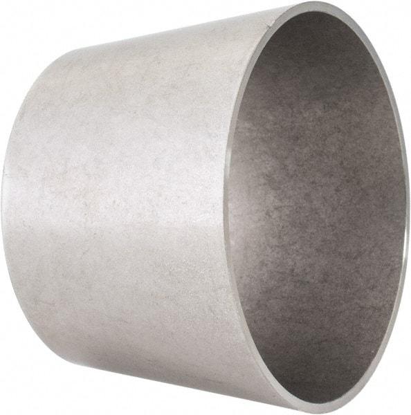 VNE - 3 x 2-1/2", Unpolished Style, Sanitary Stainless Steel Pipe Concentric Reducer - Butt Weld x Butt Weld Connection, Grade 316L - Industrial Tool & Supply