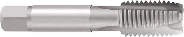 Emuge - 1/2-13 UNC, 3 Flute, Nitride Finish, Cobalt Spiral Point Tap - Plug Chamfer, Right Hand Thread, 3-3/8" OAL, 0.984" Thread Length, 0.367" Shank Diam, 2B Class of Fit, Series Rekord B - Exact Industrial Supply