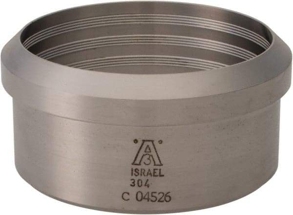 VNE - 2-1/2", Bevel Seat Style, Sanitary Stainless Steel Pipe Recessless Ferrule (Expanding) - Recessless Connection, Grade 304 - Industrial Tool & Supply