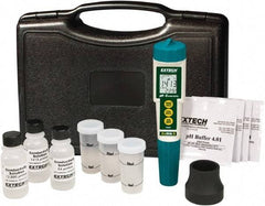 Extech - 0 to 14 pH, ph/Conductivity/TDS/Salinity/Temp Meter - Industrial Tool & Supply