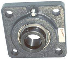 Browning - 1-3/16" ID, 4-1/4" OAL x 4-1/4" OAH 4-Bolt Flange - 2,567 Lb Static Cap, 4,381 Lb Dyn Cap, 3-1/4" Btw Mnt Hole Ctrs, Cast Iron - Industrial Tool & Supply