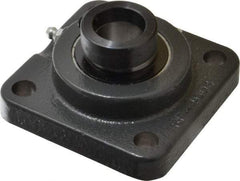Browning - 1" ID, 3-3/4" OAL x 3-3/4" OAH 4-Bolt Flange - 1,651 Lb Static Cap, 2,801 Lb Dyn Cap, 2-3/4" Btw Mnt Hole Ctrs, Cast Iron - Industrial Tool & Supply