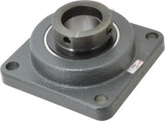 Browning - 2" ID, 6-3/8" OAL x 6-3/8" OAH 4-Bolt Flange - 6,601 Lb Static Cap, 9,752 Lb Dyn Cap, 5-1/8" Btw Mnt Hole Ctrs, Cast Iron - Industrial Tool & Supply