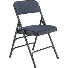 NPS - Folding Chairs Pad Type: Folding Chair w/Fabric Padded Seat Material: Steel - Industrial Tool & Supply