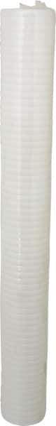 Parker - 2-1/2" OD, 1µ, Polyolefin Thermal Bonded Cartridge Filter - 20" Long - Industrial Tool & Supply
