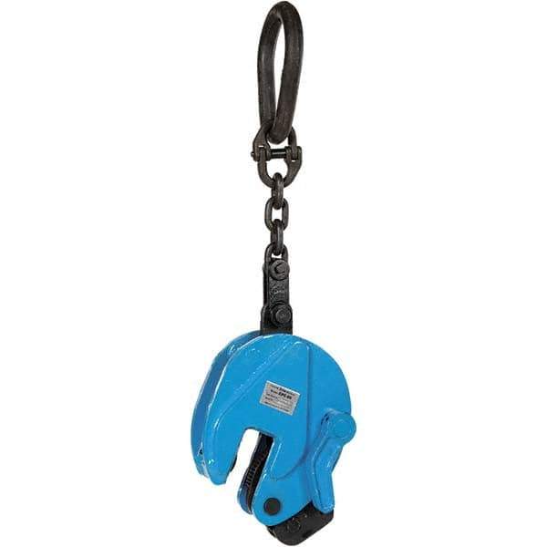 Vestil - 6,600 Lbs. Load Capacity Plate Clamp - 1.19 Inch Max Thickness, 3 Inch Throat Depth and 5-1/4 Inch Bale Opening - Industrial Tool & Supply