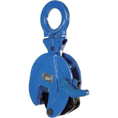 Vestil - 6,600 Lbs. Load Capacity Plate Clamp - 1.1 Inch Max Thickness, 3 Inch Throat Depth and 2.3 Inch Bale Opening - Industrial Tool & Supply