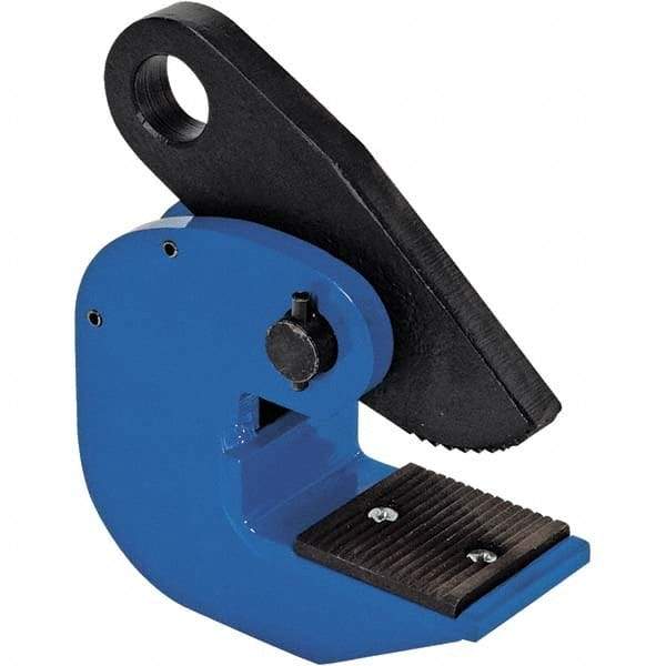 Vestil - 4,000 Lbs. Load Capacity Horizontal Plate Clamp - 1-1/4 Inch Max Thickness and 1.2 Inch Bale Opening - Industrial Tool & Supply