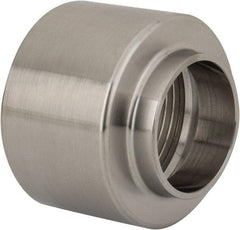 VNE - 1-1/4", Weld Style, Sanitary Stainless Steel Pipe Adapter - FNPT x Butt Weld Connection, Grade 316L - Industrial Tool & Supply