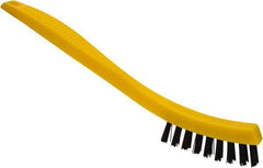 Rubbermaid - 0.6" Bristle Length, Polypropylene Scrub Brush - 8-1/2" OAL, Black, Plastic Block - Industrial Tool & Supply