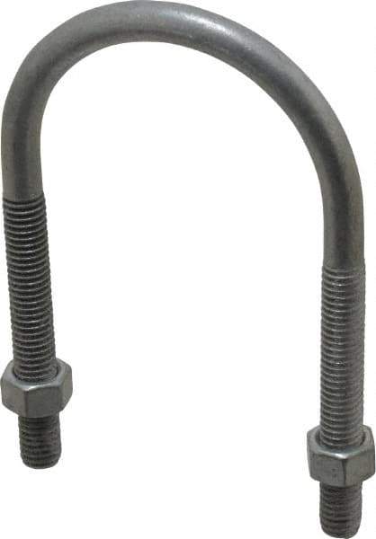 Cooper Crouse-Hinds - Malleable Iron Rigid U-Bolts - 2" Rigid, Electrogalvanized Finish - Industrial Tool & Supply