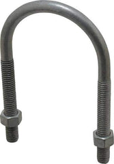 Cooper Crouse-Hinds - Malleable Iron Rigid U-Bolts - 2" Rigid, Electrogalvanized Finish - Industrial Tool & Supply