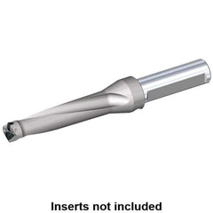 Kennametal - 3.94" Max Drill Depth, 4xD, 25mm Diam, Indexable Insert Drill - 1" Shank Diam, Straight Shank - Industrial Tool & Supply
