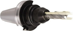 Techniks - CAT40 Taper Shank 1/4" Hole End Mill Holder/Adapter - Industrial Tool & Supply