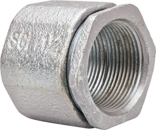 Cooper Crouse-Hinds - 1-1/4" Trade, Malleable Iron Threaded Rigid/Intermediate (IMC) Conduit Coupling - Noninsulated - Industrial Tool & Supply