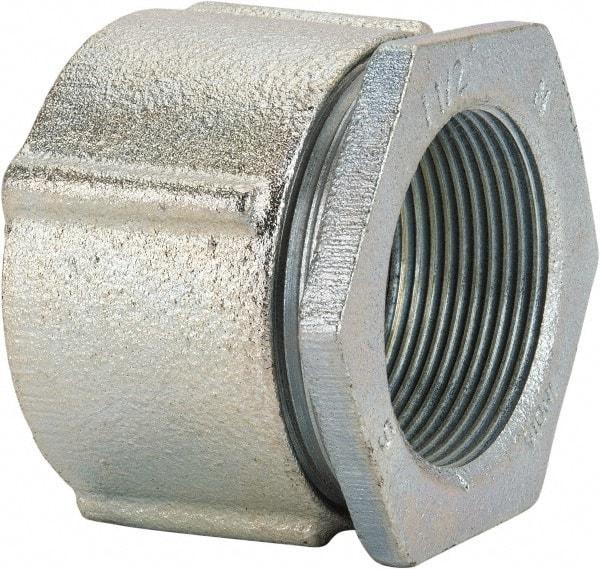 Cooper Crouse-Hinds - 1-1/2" Trade, Malleable Iron Threaded Rigid/Intermediate (IMC) Conduit Coupling - Noninsulated - Industrial Tool & Supply