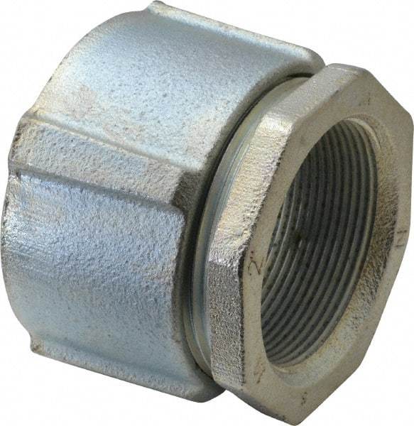 Cooper Crouse-Hinds - 2" Trade, Malleable Iron Threaded Rigid/Intermediate (IMC) Conduit Coupling - Noninsulated - Industrial Tool & Supply