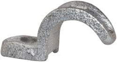 Cooper Crouse-Hinds - 1/2" Pipe, Malleable Iron, Conduit Clamp - 1 Mounting Hole - Industrial Tool & Supply