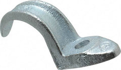 Cooper Crouse-Hinds - 1-1/2" Pipe, Malleable Iron, Conduit Clamp - 1 Mounting Hole - Industrial Tool & Supply