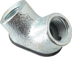 Cooper Crouse-Hinds - 1/2" Trade, Malleable Iron Threaded Angled Rigid/Intermediate (IMC) Conduit Elbow - Insulated - Industrial Tool & Supply