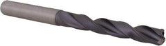 Kennametal - 7.5mm 140° Solid Carbide Jobber Drill - TiAlN Finish, Right Hand Cut, Spiral Flute, Straight Shank, 91mm OAL, Standard Point - Industrial Tool & Supply