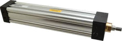 Parker - 10" Stroke x 2" Bore Double Acting Air Cylinder - 3/8 Port, 7/16-20 Rod Thread, 250 Max psi, -10 to 165°F - Industrial Tool & Supply