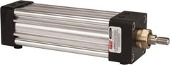 Parker - 5" Stroke x 2" Bore Double Acting Air Cylinder - 3/8 Port, 7/16-20 Rod Thread, 250 Max psi, -10 to 165°F - Industrial Tool & Supply
