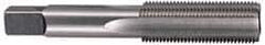 Interstate - 2-20 UNS 6 Flute Bright Finish High Speed Steel Straight Flute Standard Hand Tap - Bottoming, Right Hand Thread, H4 Limit, Oversize - Exact Industrial Supply