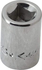 SK - 3/8" Drive, 11/32" Socket, Female Pipe Plug Socket - 4 Points, 1" OAL - Industrial Tool & Supply
