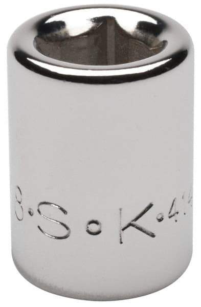 SK - 3/8" Drive, 3/8" Socket, Female Pipe Plug Socket - 4 Points, 1" OAL - Industrial Tool & Supply