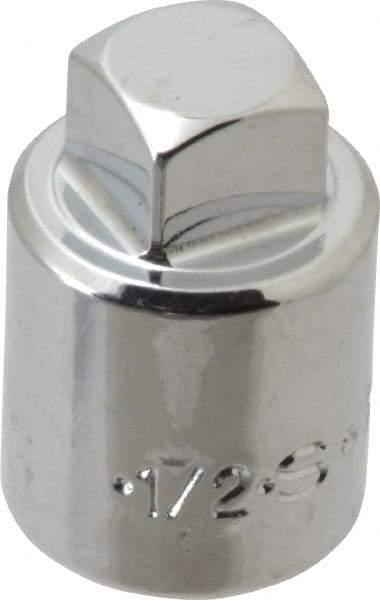 SK - 1/2" Drive, 1/2" Socket, Male Pipe Plug Socket - 4 Points, 1-3/8" OAL - Industrial Tool & Supply