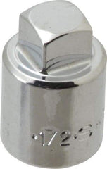 SK - 1/2" Drive, 1/2" Socket, Male Pipe Plug Socket - 4 Points, 1-3/8" OAL - Industrial Tool & Supply