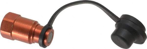 Enerpac - 3/8 NPTF Hydraulic Hose Male Flush Face Coupler - 10,000 psi - Industrial Tool & Supply