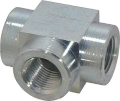 Enerpac - 3/8 NPTF Hydraulic Hose Tee - 10,000 psi - Industrial Tool & Supply