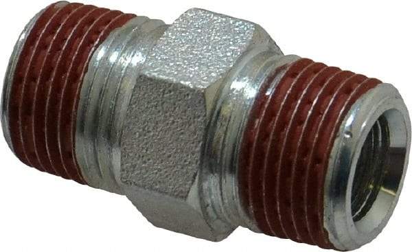 Enerpac - 3/8 NPTF Hydraulic Hose Hex Nipple - 10,000 psi - Industrial Tool & Supply