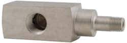 Enerpac - 10,000 psi Pressure Rating, Hydraulic Pressure Gage Adapter - 1/4 NPTF Male End, 3/8 NPTF Female End, 1/2 NPTF Guage Port - Industrial Tool & Supply