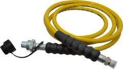 Enerpac - 1/4" Inside Diam x 3/8 NPT 10' Hydraulic Pump Hose - 10,000 psi, CH-604 Opposite End, Thermoplastic - Industrial Tool & Supply