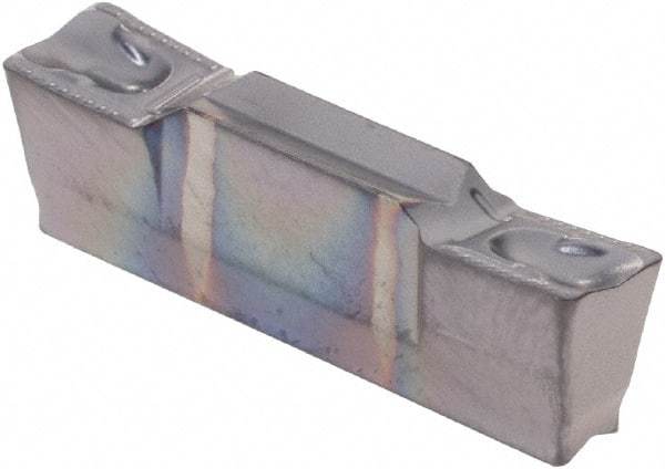 Iscar - 4004HGPL Y Grade IC908, 4mm Cutting Width Carbide Grooving Insert - 2.4mm Max Depth of Cut, Left Hand, 0.4mm Corner Radius, TiAlN Finish - Industrial Tool & Supply