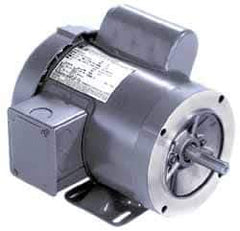 Marathon Electric - 1/2 Max hp, 1,725 Max RPM, Electric AC DC Motor - 115/208-230 V Input, Single Phase, 56C Frame, 0.62" Shaft Diam - Industrial Tool & Supply