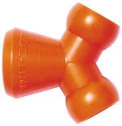 Loc-Line - 1/4" Hose Inside Diam, Coolant Hose Y-Fitting - For Use with Loc-Line Modular Hose System, 20 Pieces - Industrial Tool & Supply